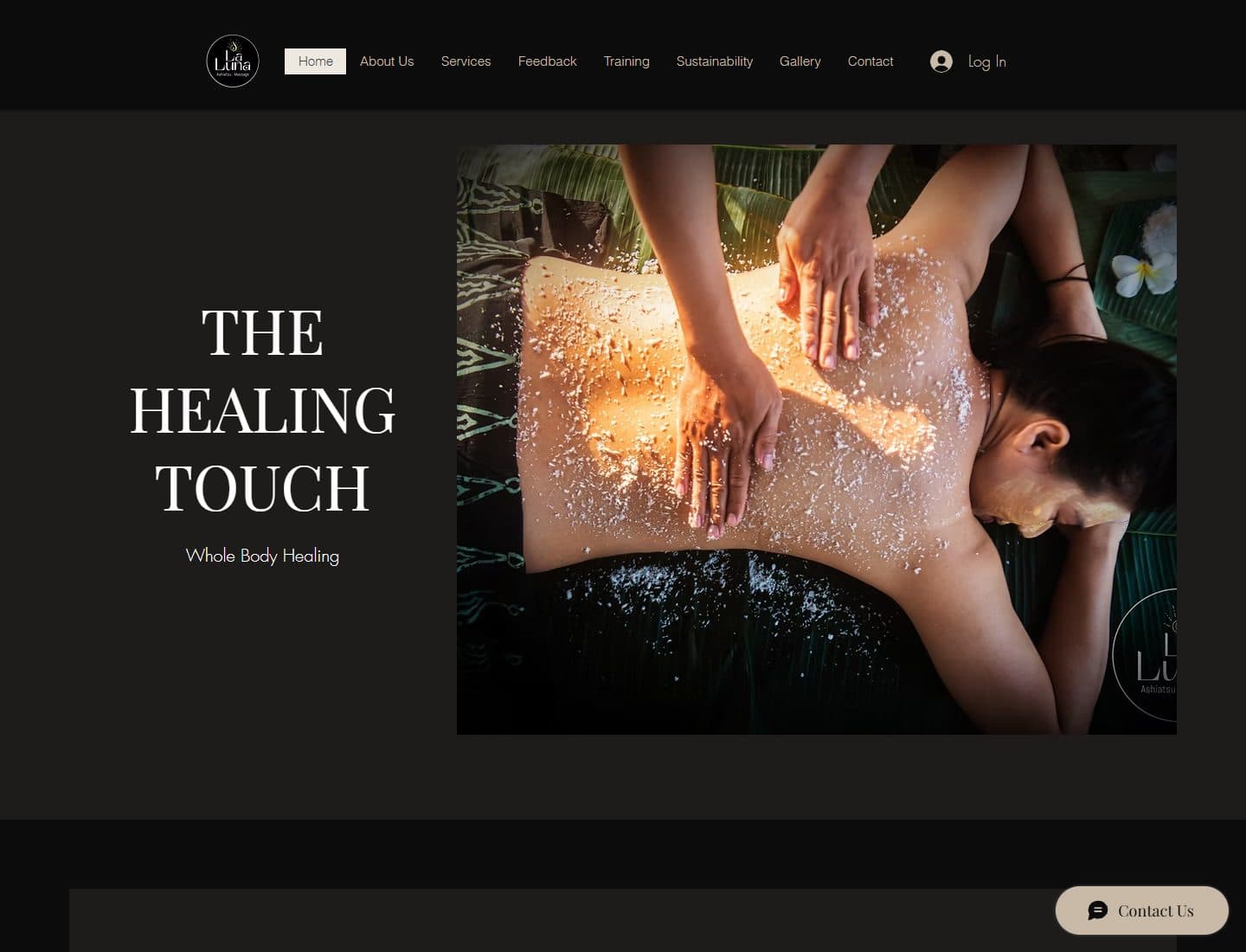 Mẫu website La Luna Spa – Spa tại Hội An - Giao diện ngành Spa & Làm đẹp
