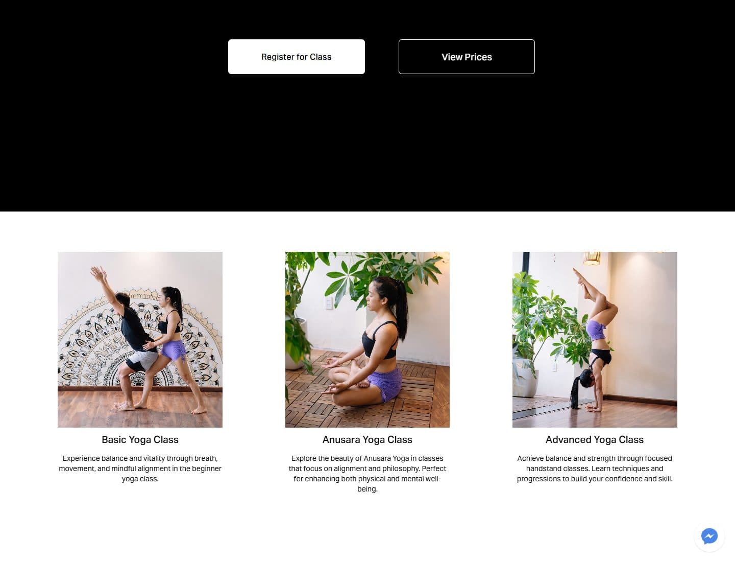 Mẫu website Purna Yoga – Lớp học yoga - Giao diện ngành Sức khỏe & Thể thao
