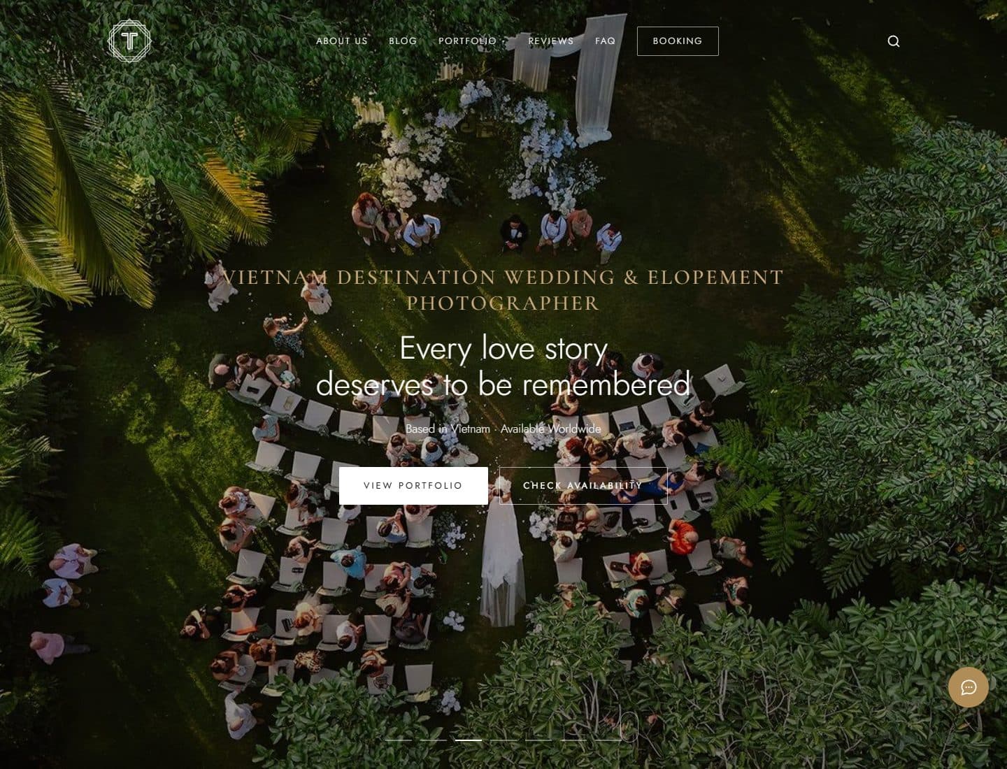 Mẫu website TIMO Wedding – Phóng sự cưới - Giao diện ngành Sự kiện & Cưới hỏi
