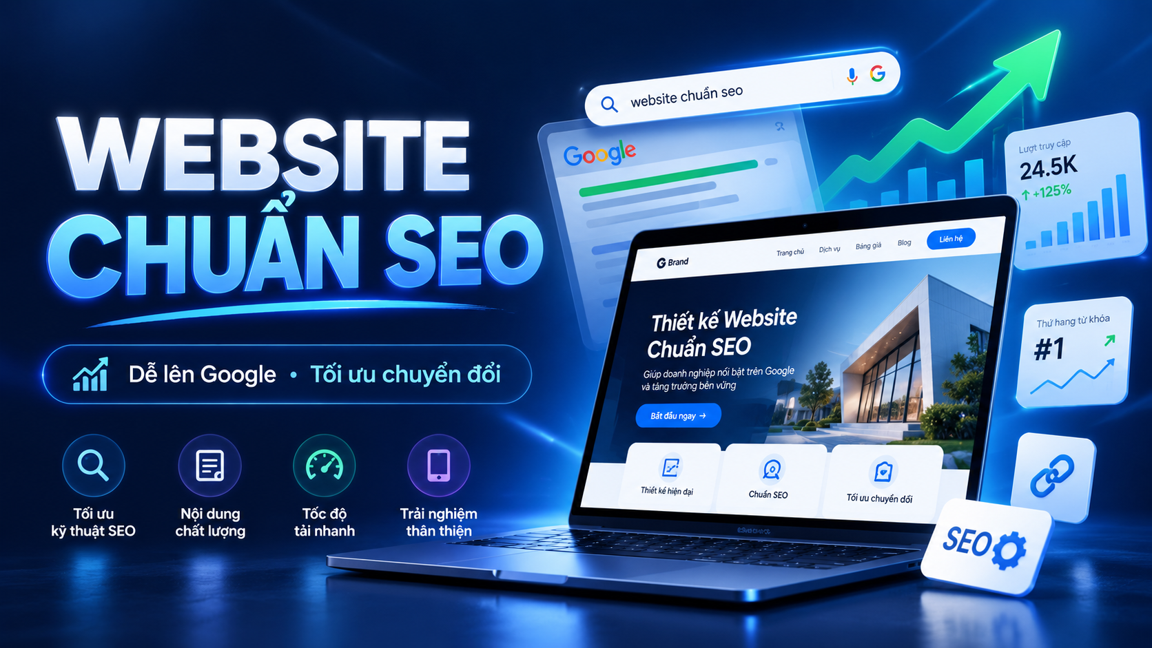Thiết Kế Website Chuẩn SEO Là Gì? 12 Tiêu Chí Giúp Website Dễ Lên Google 2026